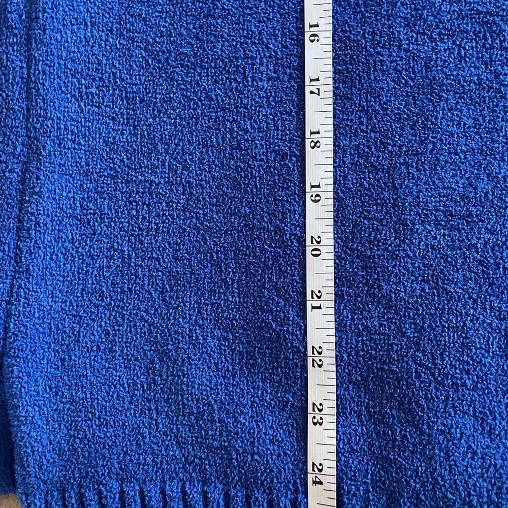 Blue Women's Chenille Sweater Size Large - Picture 4 of 6